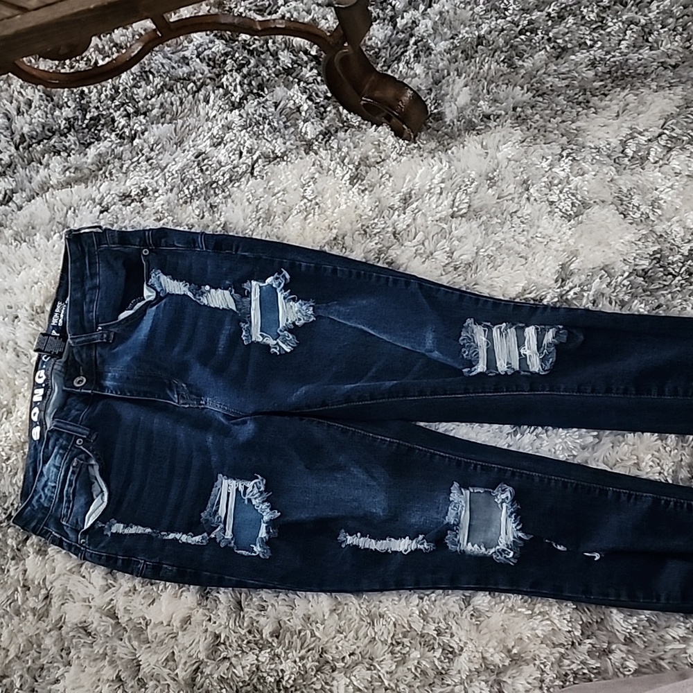 S.O.N.G Curvy High-Rise Skinny Ankle Jeans. 13/31